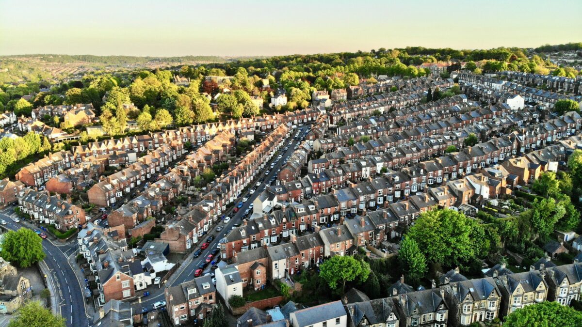 houses landscape